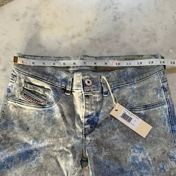 Diesel Blue Acid Wash Women's Skinny Jeans - Picture 5 of 7